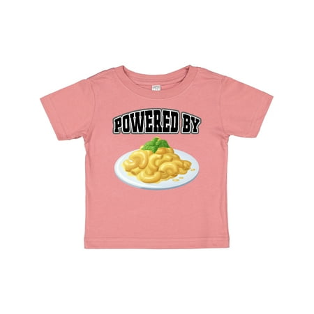 

Inktastic Powered by Macaroni and Cheese Gift Baby Boy or Baby Girl T-Shirt