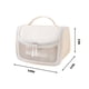 thumbnail image 3 of Neceser translúcido | Neceser colgante de PVC esmerilado con cremallera | Organizador de viaje impermeable para mujer y hombre | Capacidad de 4,5 L | Azul, negro y blanco, 3 of 6