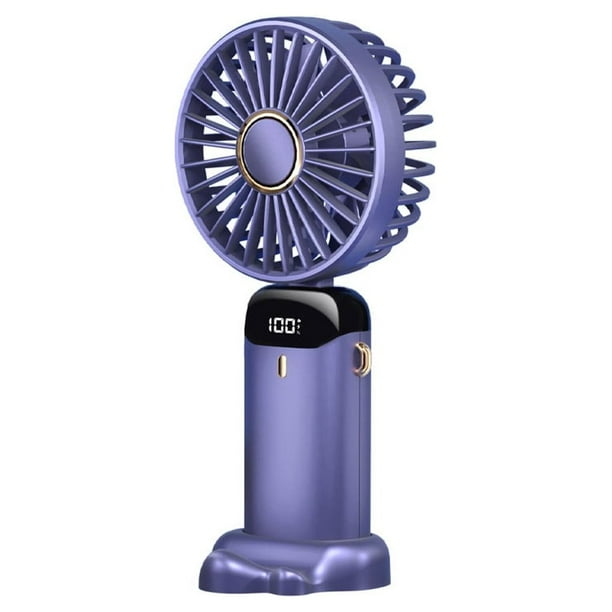 Mini ventilador USB portátil Advancent 5 velocidades ajustable azul