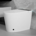 thumbnail image 3 of WinZo Rear Outlet Smart Toilet With Bidet Seat, Auto Open & Close, Auto Flush, Heated Seat, Warm Water and Dryer, Night Light, Side Knob, White with Black Panel, 3 of 6