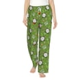 thumbnail image 2 of Lsque Halloween Monster Gnome Print Women's Pajama Pants, Lounge Pant - Comfortable Home Wear,Elastic Waistband, Stylish Design-Large, 2 of 9