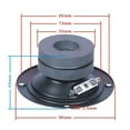 thumbnail image 6 of Zonest 3inch 4Ohm 30W Portable Hifi Speaker Small Tweeter Loudspeaker Magnetic Speaker Replacement for KTV Dance Speakers, 6 of 6