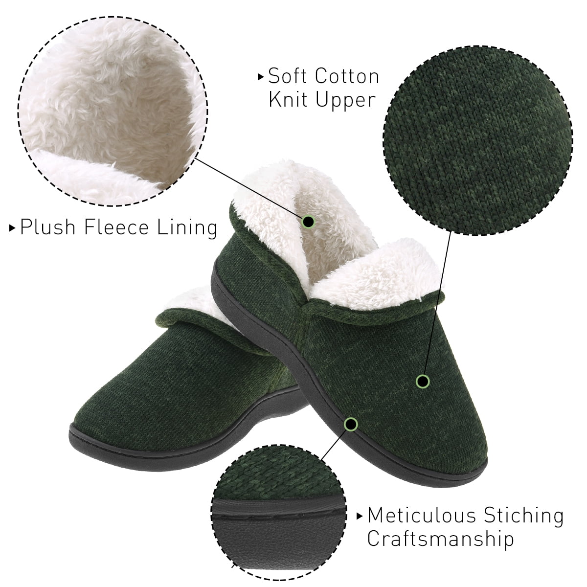 women's fuzzy boot slippers