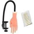 thumbnail image 2 of 1Pcs Hand Flexible Movable False Hand Model Adjustable Nail Display Fake Hand with 500Pcs Fake Nails Art for Nail Manicure and Nail Practice, 2 of 8