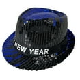 thumbnail image 4 of Sequined Hat for Women Men New Year Eve Panama Hat Roll Brims Hat Cosplay Costume Adult Theme Party Accessory, 4 of 8