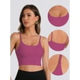 thumbnail image 3 of DARING DIVA Built-in Bra Padded Workout Basic Invisible Camisole XL Pink, 3 of 6