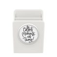 thumbnail image 1 of Collect Moments Not Things Quote Desk Pencil Holder Cup Pen Organizer, 1 of 4