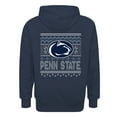 thumbnail image 3 of Youth  Navy Penn State Nittany Lions Classic Holiday Sweater Hoodie, 3 of 3