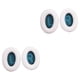 thumbnail image 1 of Almohadillas para los oídos Inteprter Cojines para auriculares cuero montadas en la cabeza Blanco+Azul 2Conjunto, 1 of 6