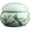 Light green, variant on Mini Ceramic Tea Canister with Lid – Handpainted Blue Bird Tea Caddy, Small Tea Storage Jar for Loose Leaf Tea, Coffee, Spices & Decorative Countertop Container