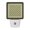 Green, variant on Blue Braided Grid LED Night Light, Denim Blue Woven Texture Rustic Farmhouse Night Lights plug into Wall with Smart Sensor Dusk to Dawn Sensor for Nursery Bedroom 2.95x4.5in
