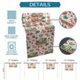 thumbnail image 6 of Watermelon Table Runner 72 Inches, Watercolor Summer Fruits Green Palm Leaves Bed Runner Dresser Scarves Tabletop for Indoor Outdoor Parties/Ceremony/Banquet, 16" x 72", 6 of 9