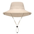 thumbnail image 6 of Toddler Baby Sun Hat Summer UPF 50+ Protection for Boys Girls Kids Adjustable Beach Hats with Bucket Wide Brim Outdoor,chin strap,comfortable,camping 3-10 Years, 6 of 6