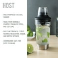 thumbnail image 3 of Host All in One Cocktail Shaker Set, 5 in 1 Bar Tool, Drink Shaker, 18 oz, 3 of 7