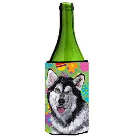 

Alaskan Malamute Easter Eggtravaganza Wine bottle sleeve Hugger - 24 Oz.
