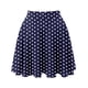 thumbnail image 5 of Minifalda clásica con cintura elástica para mujer: falda elegante y casual de corte A, 95 % poliéster, tallas reales, para todas las estaciones - S-XXL, 5 of 6