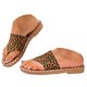 thumbnail image 3 of MKLEKYY Sandalias Cómodas para Mujer, Informales, Con Punta Abierta, Planas, Con Estampado de Leopardo, Cómodas Sandalias de Playa, Zapatillas, 3 of 5