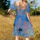 thumbnail image 5 of Vincent Valentine: Vestido Bury the Light de manga corta, vestidos de fiesta de verano para mujer, 5 of 7