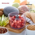 thumbnail image 4 of KitchenAid Manual Pull Food Chopper and Processor, Charcoal, 4 of 7