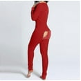 thumbnail image 4 of Combinaison Lingerie à Rabat pour Femmes Pyjama Bodycon Boutonné Vêtements de Nuit Combinaison Pyjama Femme Haute Qualité, 4 of 4