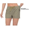 thumbnail image 5 of Little Donkey Andy Women's Breathable Running Shorts, 3 Inch Quick-Dry Workout Hiking Athletic Shorts with Air Hole & Liner Sage Heather XL, 5 of 7
