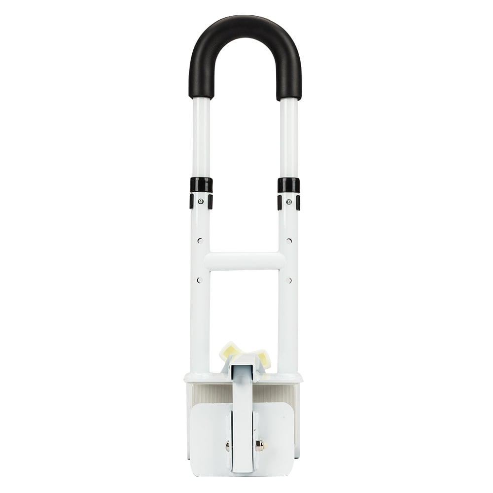 Adjustable Bathtub Grab Bar Safety Rail Handrail Tub Clamp Safety Rail