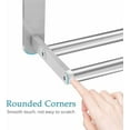 thumbnail image 2 of Towel Racks for Bathroom - 24 in Bath Towel Shelf with Double Towel Bar, Stainless Steel Towel Storage for Lavatory Wall Mounted, 2-Tier Towel Hanger Towel Holder, Brushed Nickel, 2 of 7