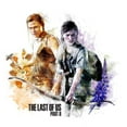 thumbnail image 2 of Womens The Last of Us Ellie and Abby Watercolor T Shirt, 2 of 4