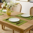 thumbnail image 6 of Xukmct 4 Pcs Heat Resistant Washable Linen Table Mats Easy to Clean Place Mats for Dining Room, 12" x 18", 6 of 6