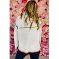 thumbnail image 3 of Redhotype Vibrant Edge Zip Sweater - Stylish & Flattering!, 3 of 8