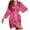 ze-Hot Pink, variant on PMVFHDE Womens Hooded Silk Robes Satin Kimono Robe Short Bathrobe Bridesmaid Wedding Party Sleepwear Womens Robes Navy，L