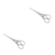 thumbnail image 2 of Scienceny Tijeras profesionales de costura y costura de acero inoxidable para corte de precisión tijeras de sastre torres sissor plata Torres sisor plata 2Conjunto, 2 of 6