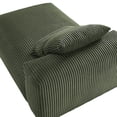 thumbnail image 2 of Modway Solace Modular Corduroy Upholstered Armless Chaise Lounge in Fern, 2 of 9