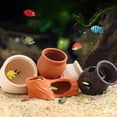 thumbnail image 2 of Ceramics Aquarium Decoration Shrimp Fish Hatch Hiding Shelter Pottery Landscaping House Fish Spawn Clay Pot Aquarium Accessories, 2 of 10