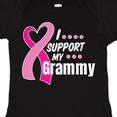 thumbnail image 4 of Inktastic Breast Cancer Awareness I Support My Grammy with Pink Ribbon Boys or Girls Baby Bodysuit, 4 of 5