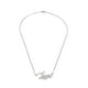 thumbnail image 5 of Coraje /amor/fe colgante colgante collar clavícula gargantilla joyería- Plata Zulema Collar de cadena de letra, 5 of 6