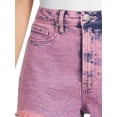 thumbnail image 4 of Madden NYC Juniors' Super High Rise Denim Shorts, 4 of 5