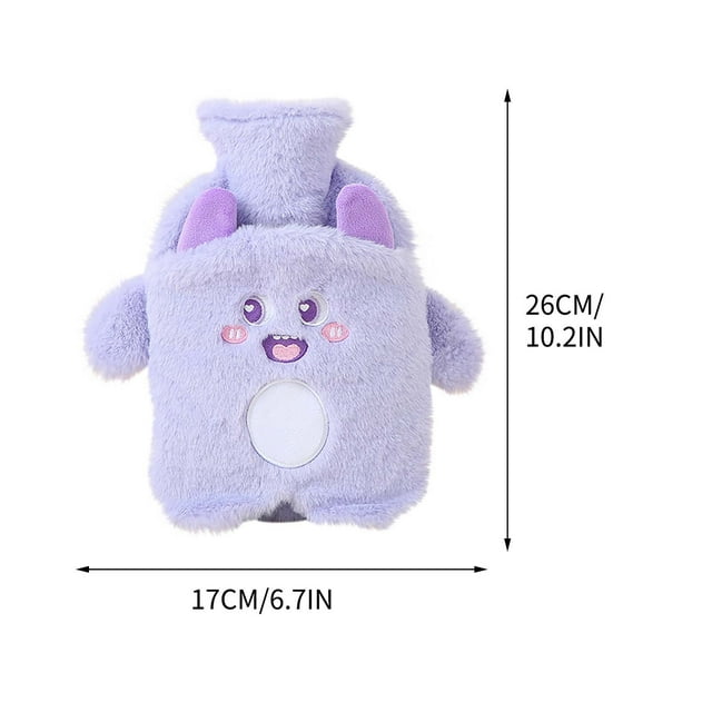 Hot Water Bottle Explosion Proof With Protective Cover Portable Hand Warming Bag 1000 mL Capacity For Menstrual Cramp Relief And Muscle Pain
