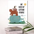 thumbnail image 2 of HFDF Funny Elephant Bathroom Wall Art Elephant Bathroom Pictures Wall Elephant with Lotus Canvas Painting Print for Wall Farmhouse Animal Bathroom Wall Artworkfor Toilet 12x18inch Framed, 2 of 4