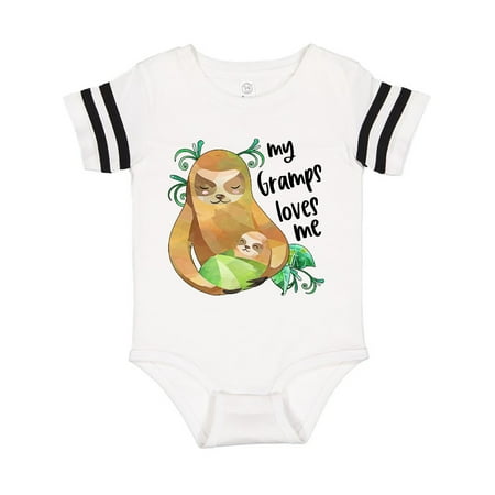

Inktastic My Gramps Loves Me Cute Sloth and Baby Gift Baby Boy or Baby Girl Bodysuit