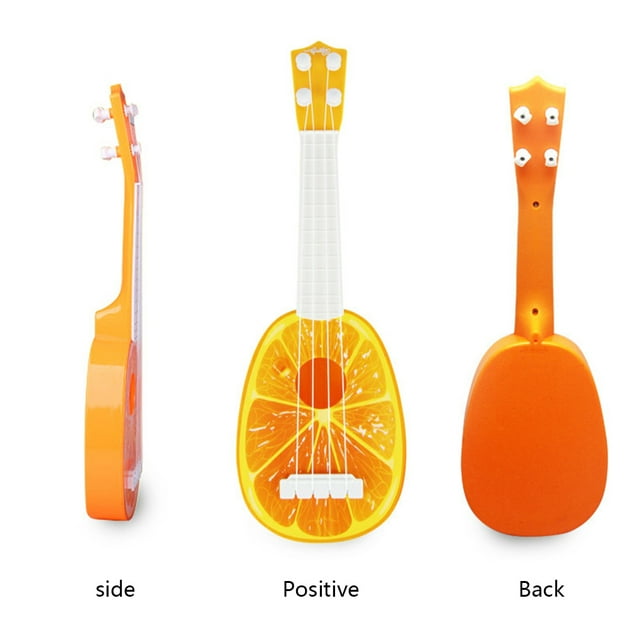 Fruit Children Small Guitar Toy Small Guitar Toy Baby Play Music Ukulele Educational Learning Musical Instrument Toy,Color 4