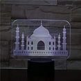 thumbnail image 3 of YSITIAN Led Taj Mahal, India 3D Night Light,Kids Night Lights 16-Color Dimmable with Remote Smart Touch,Christmas and Birthday Gifts for Boys and Kids, F1116-559, 3 of 7