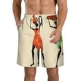 thumbnail image 1 of Balery African Women Traje de Baño Estilo Hawaiano para Hombre, Shorts de Secado Rápido con Bolsillos-3X-Large, 1 of 6