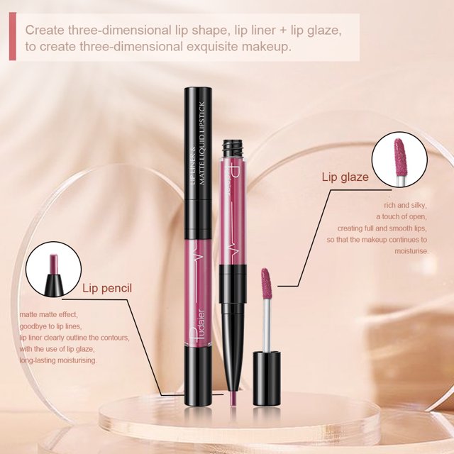 Lápiz labial líquido mate Brillo de labios de larga duración para maquillaje festivo festivo (08#) Ygjytge Para estrenar