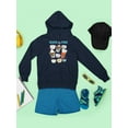 thumbnail image 3 of Dippin' Dots Variety Tee - Ice Cream Flavors Graphic Youth's Hoodie, 3 of 4