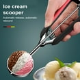 thumbnail image 4 of sunsanly Ice Cream Scoop Multi-purpose Stainless Steel Cookie Scoop Ergonomic Grip Ice Cream Scooper for Home, 4 of 7