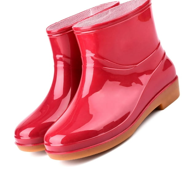 Botas De Lluvia Para Mujer - Goma Antideslizante, 100% Impermeables, Suave Y Cómodas, Fáciles De Limpiar