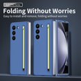 thumbnail image 3 of Dteck Case for Samsung Galaxy Z Fold 6 with Slim S Pen, Shockproof PC Case without Front Screen Protector Slim Cover for Galaxy Z Fold 6 5G,Skyblue, 3 of 7