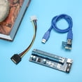 thumbnail image 2 of USB 3.0 PCI-E Express 1x to16x Extender Riser Card Adaptador SATA Cable de alimentación Ndcxsfigh Nuevos Originales, 2 of 5