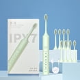 thumbnail image 2 of LSLJS Electric Toothbrush Electric Toothbrush with 8 Brush Heads Smart 6-speed Timer Electric Toothbrush IPX7 -Newly Upgraded Electric Toothbrush Longer Life Fas, Electric Toothbrush, 2 of 9
